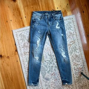 Miss Me embellished & distressed skinny jeans